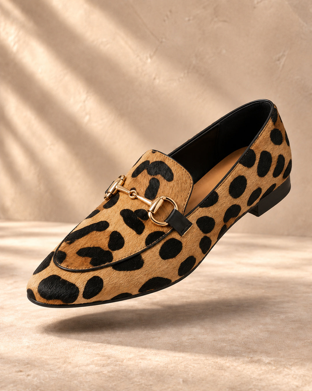 Marielle Leopard-Print Loafers