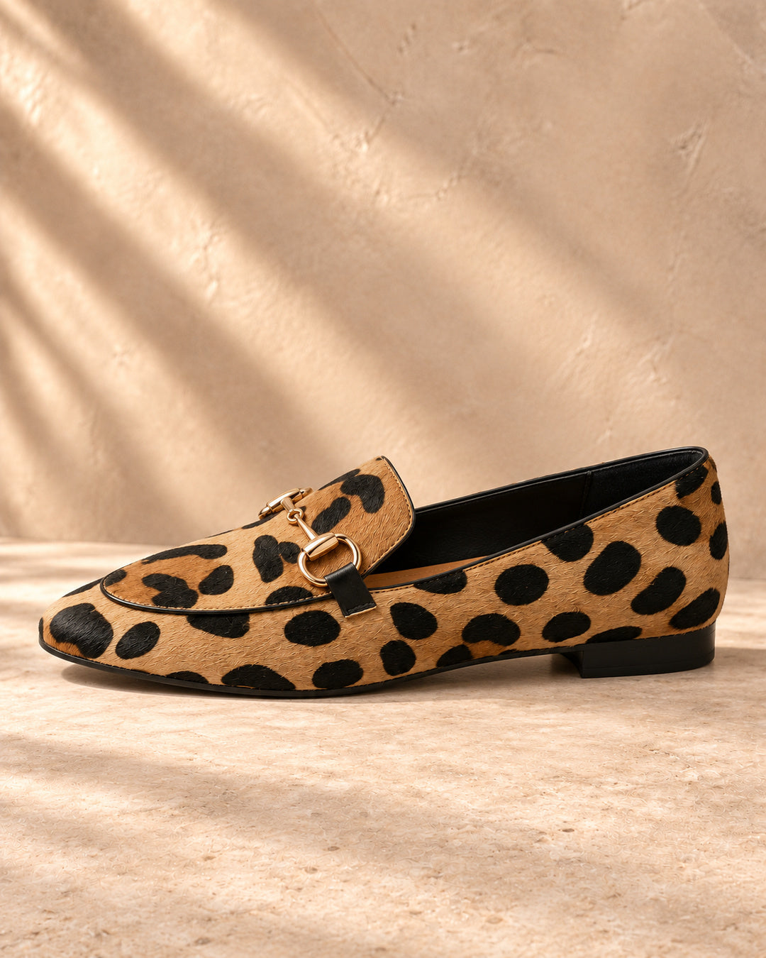 Marielle Leopard-Print Loafers