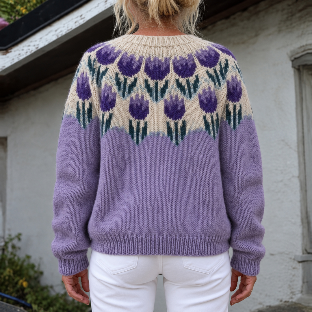Josephine Floral Knit Cardigan