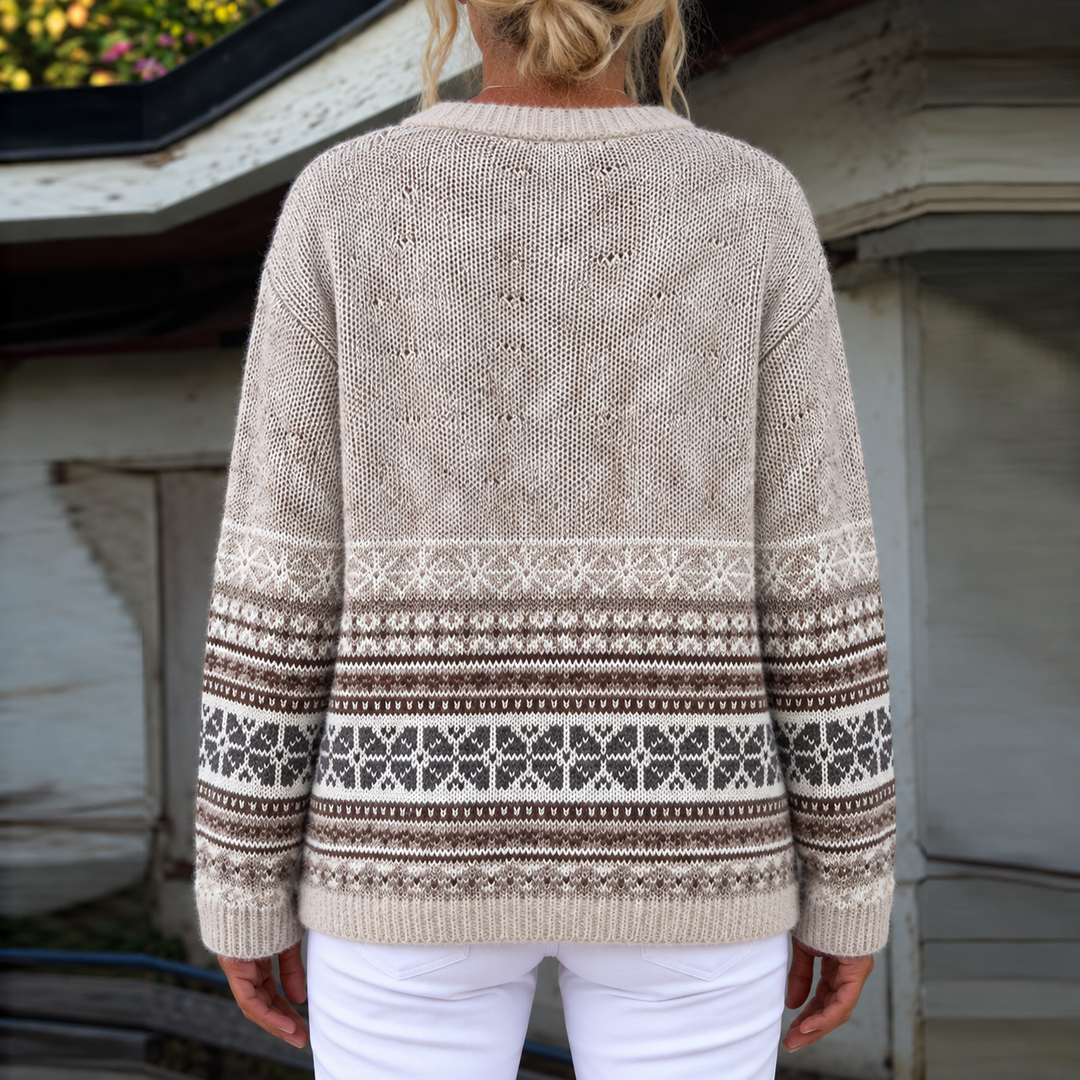 Bailey Geometric Knit Cardigan