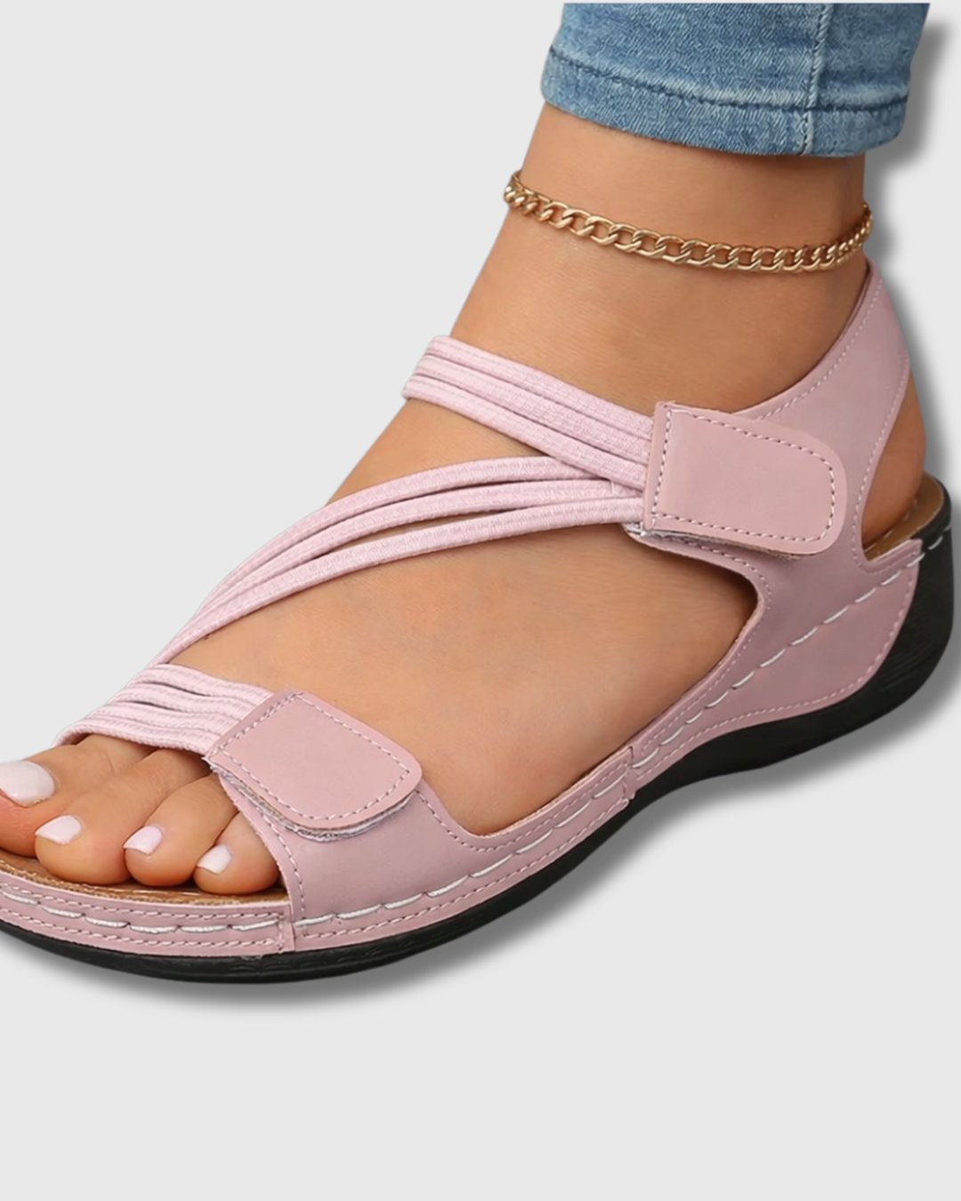 Cassia Adjustable Strap Sandals
