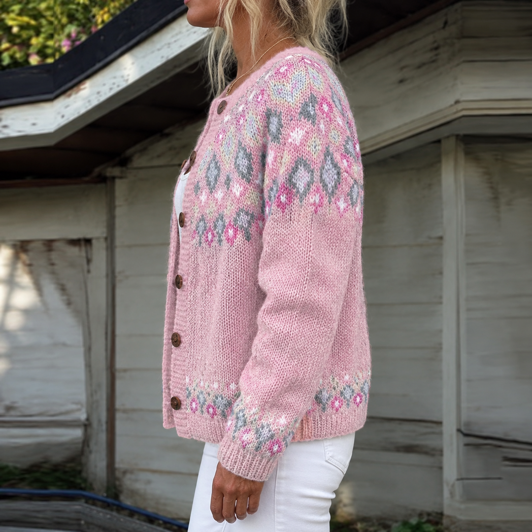 Hazel Floral Knit Cardigan