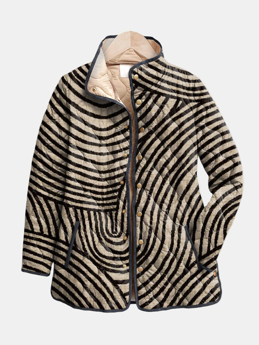 Inaya Quilted Print Jacket