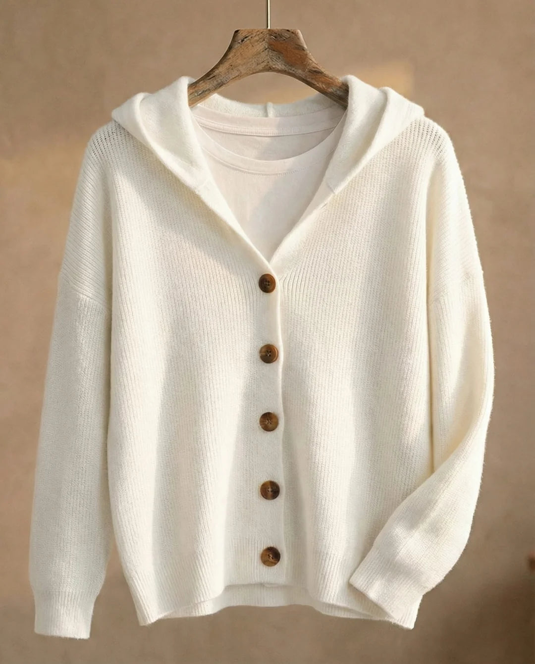Sloane Hooded Button Cardigan