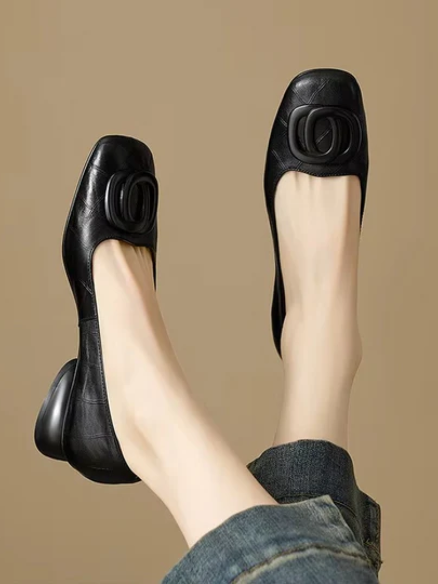 Ophelia Leather Flats