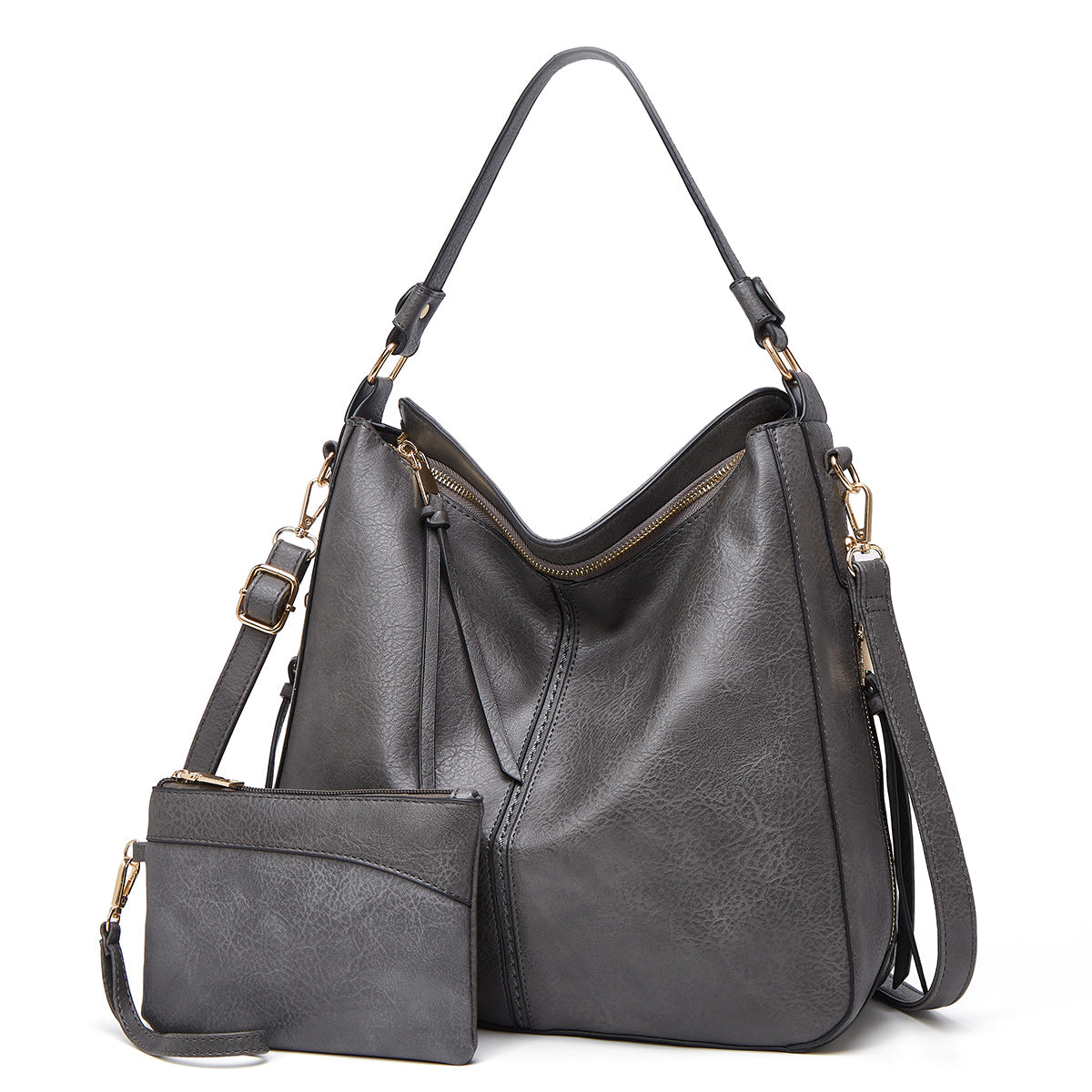 Madison Convertible Hobo Bag & Wristlet Set