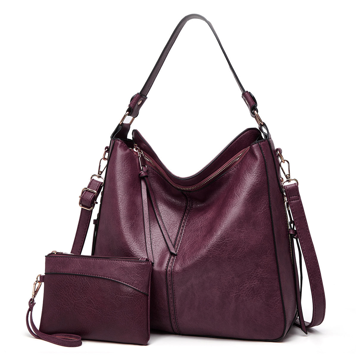 Madison Convertible Hobo Bag & Wristlet Set