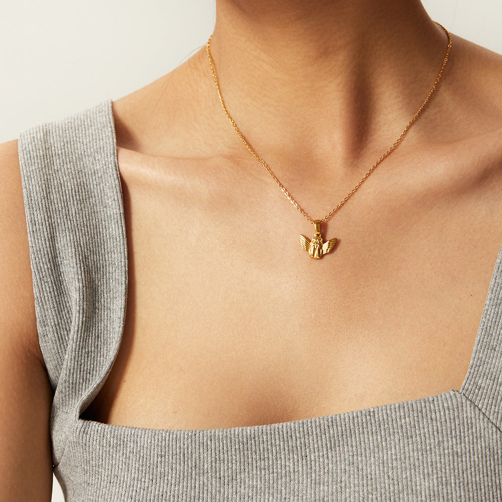 Amelia Guardian Angel Pendant Necklace