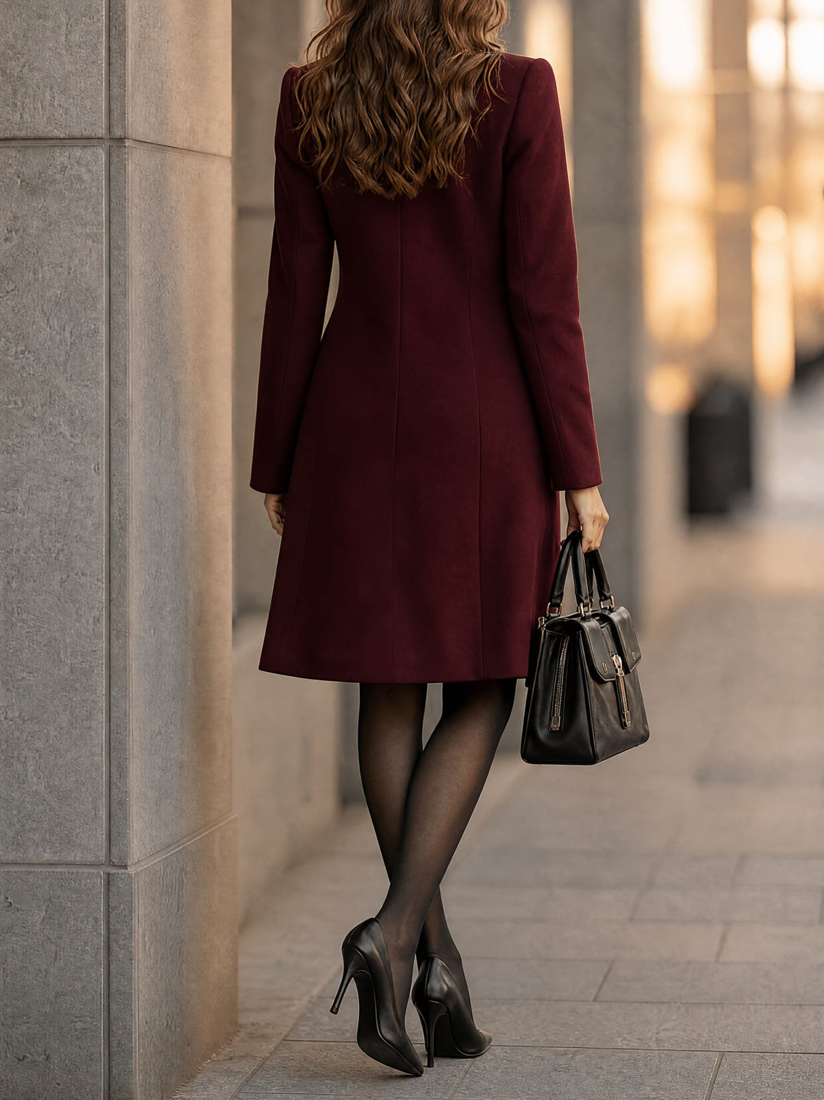 Vivienne Tailored Double-Breasted Coat