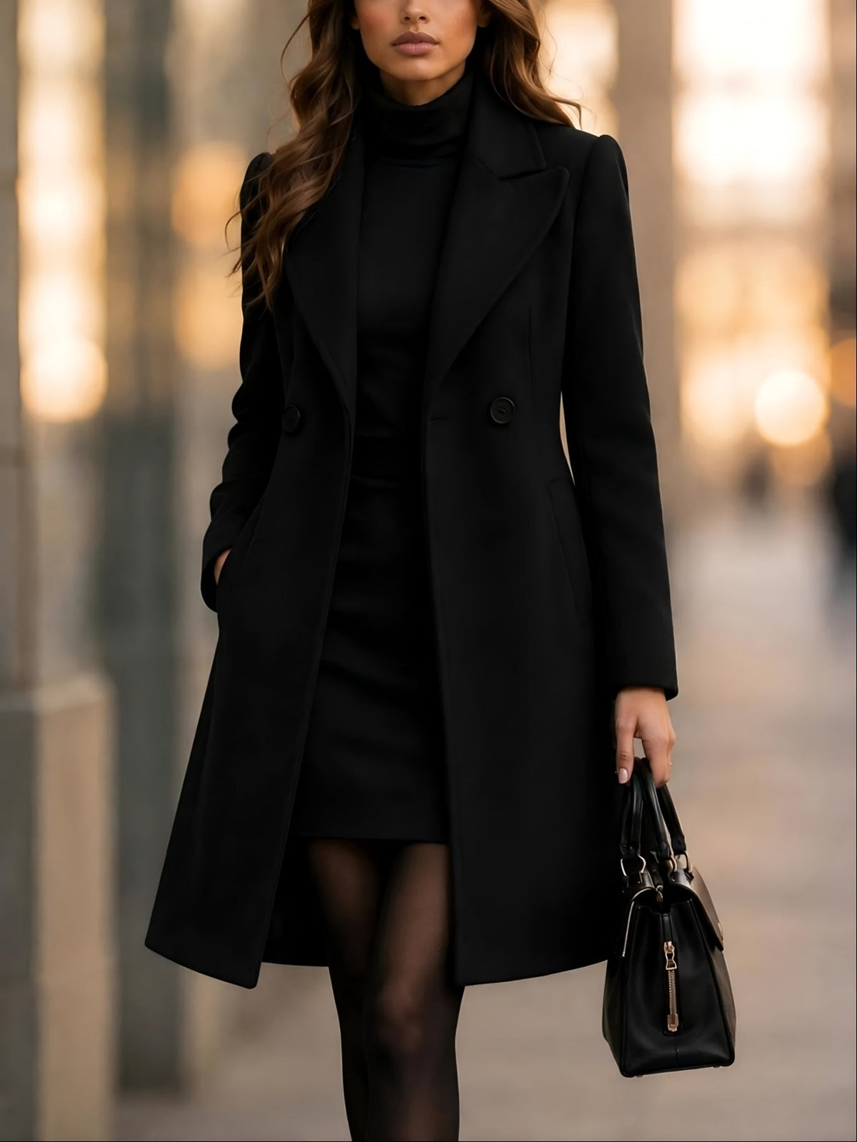 Vivienne Tailored Double-Breasted Coat