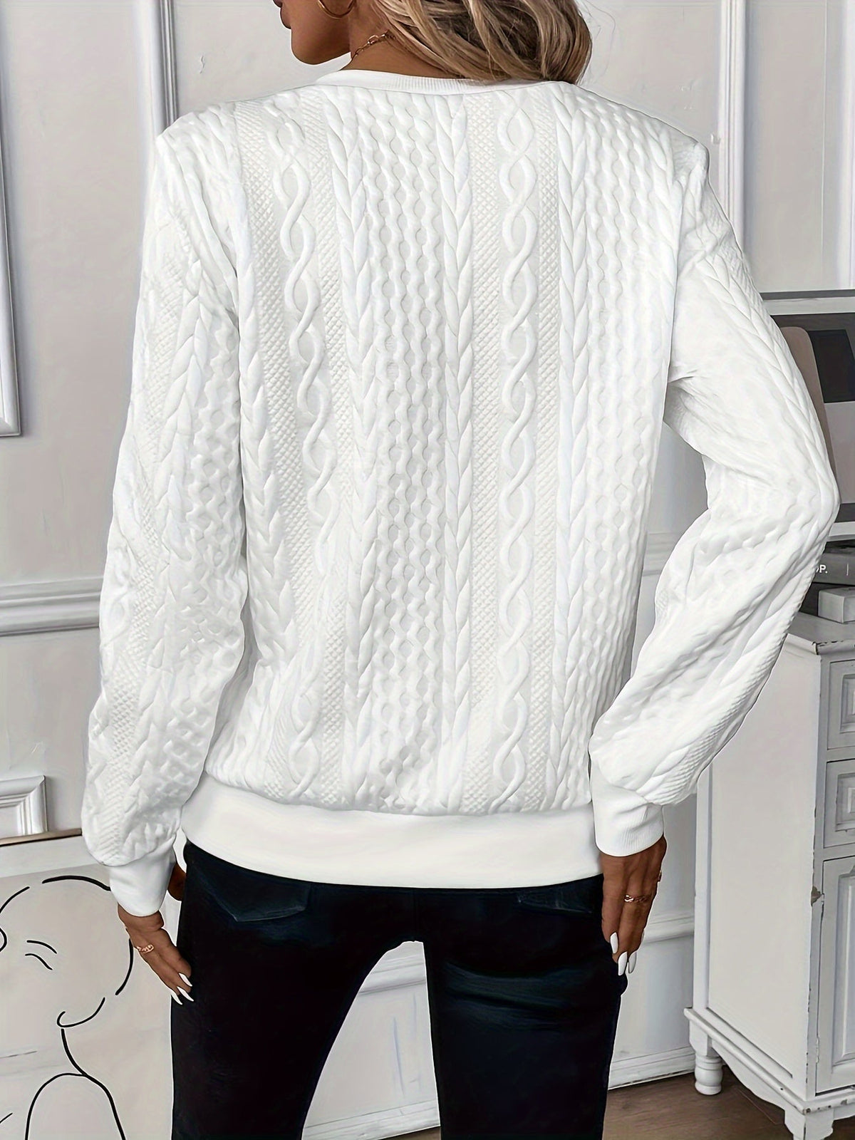 Juliette Cable-Knit Zip Sweater