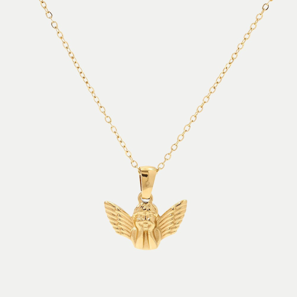 Amelia Guardian Angel Pendant Necklace
