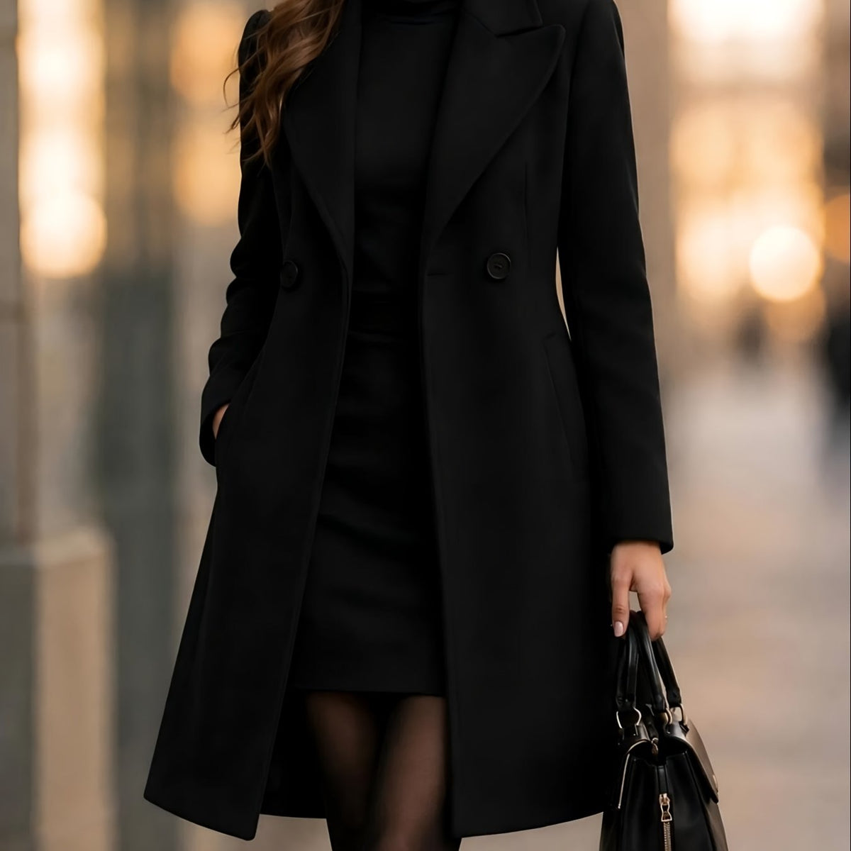 Vivienne Tailored Double-Breasted Coat