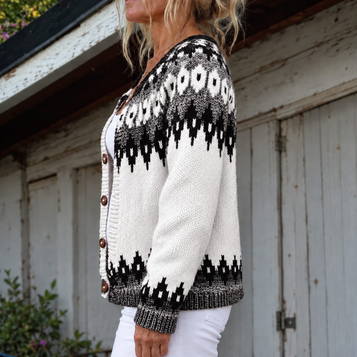 Alexia Monochrome Heritage Cardigan