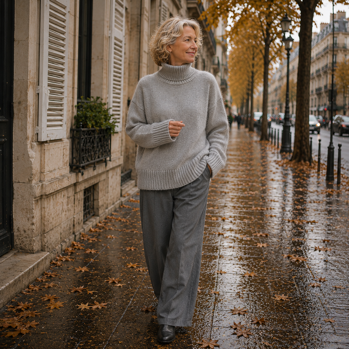 Paige Oversized Turtleneck Sweater