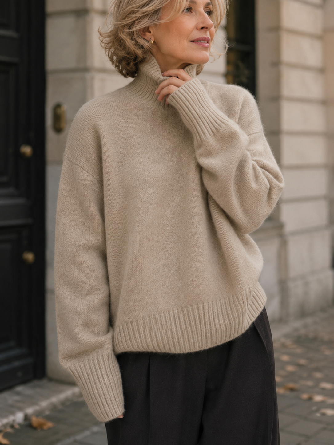Paige Oversized Turtleneck Sweater