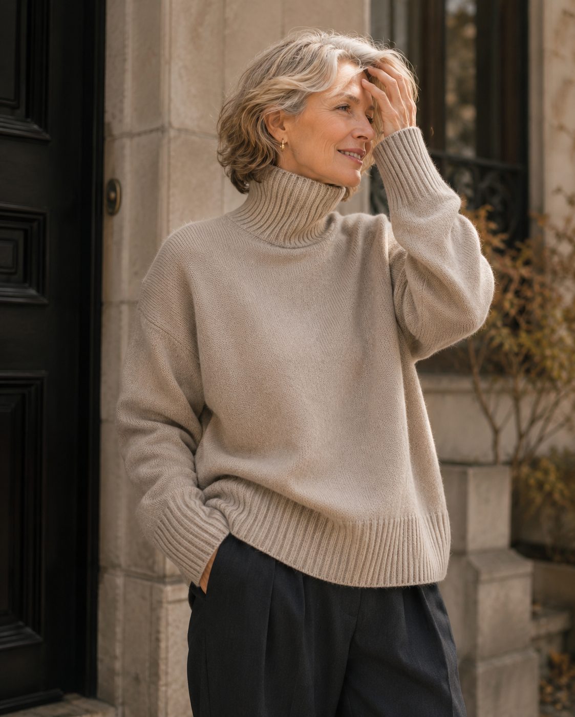 Paige Oversized Turtleneck Sweater