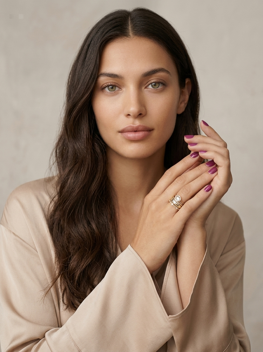 Camille Mixed Stone Ring Set
