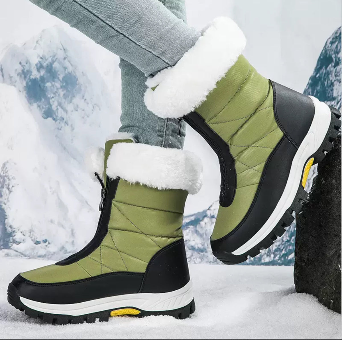 Aurora Faux-Fur Snow Boots