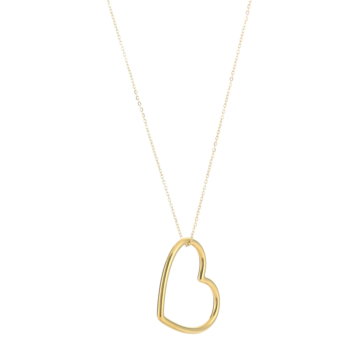 Maren Open Heart Pendant Necklace