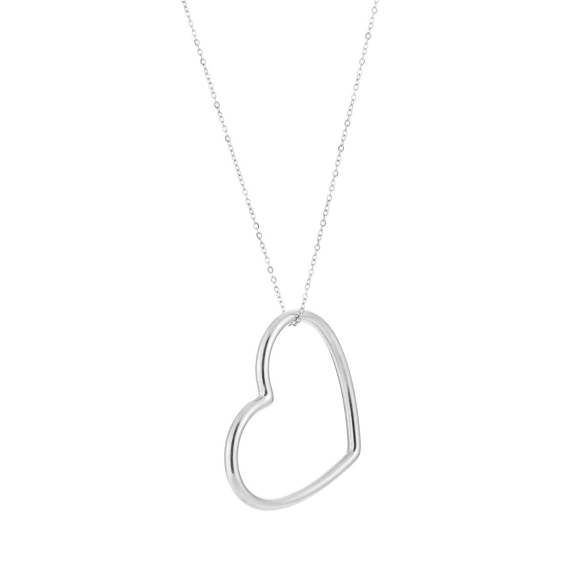 Maren Open Heart Pendant Necklace