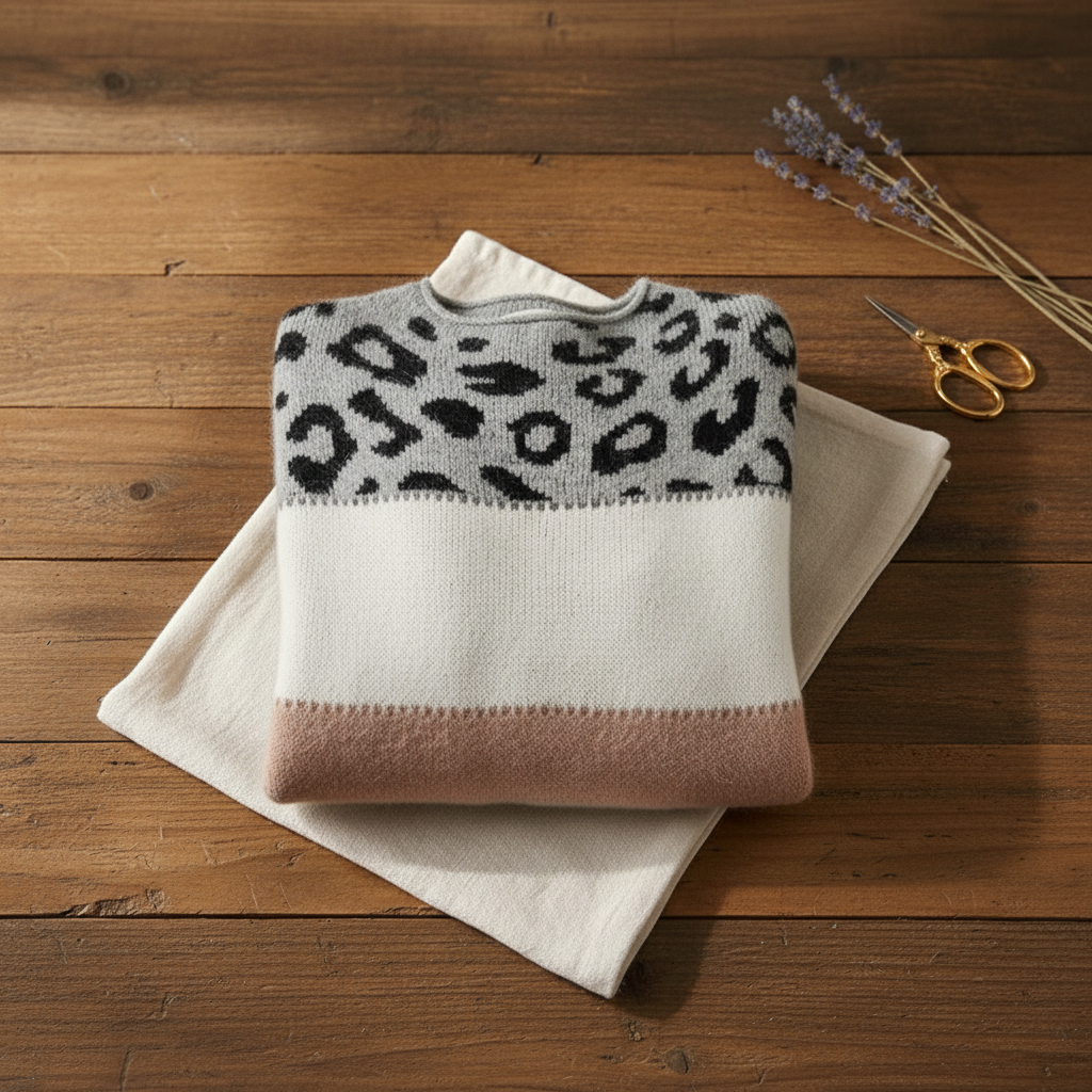 Linnea Pink Ombré Cotton Sweater