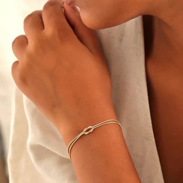 Olivia Double-Strand Knot Bracelet