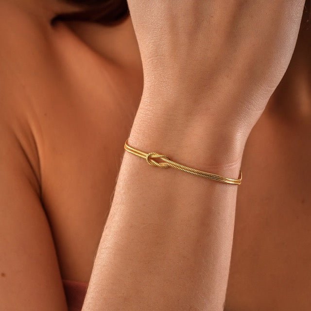 Olivia Double-Strand Knot Bracelet