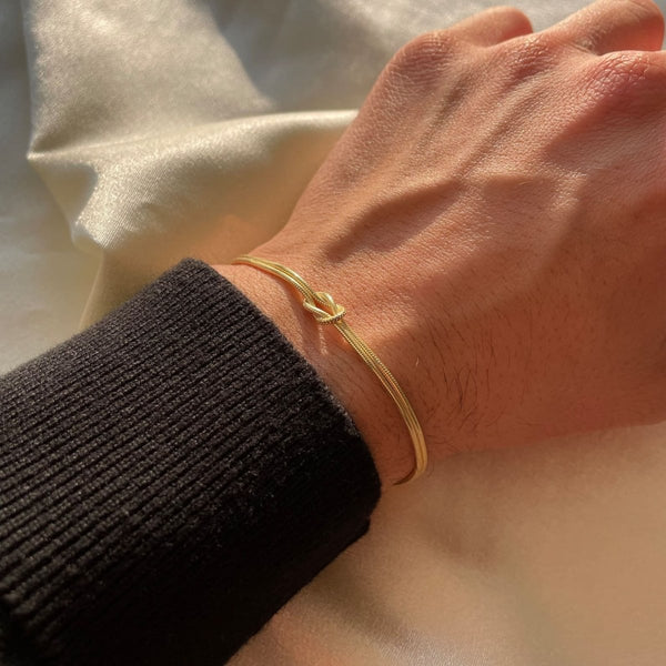 Olivia Double-Strand Knot Bracelet