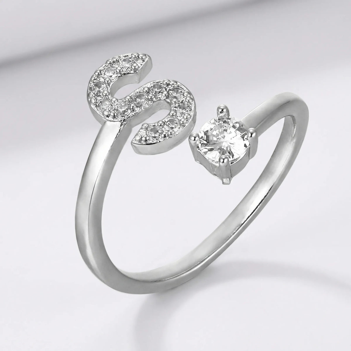 Isla Personalized Initial Ring