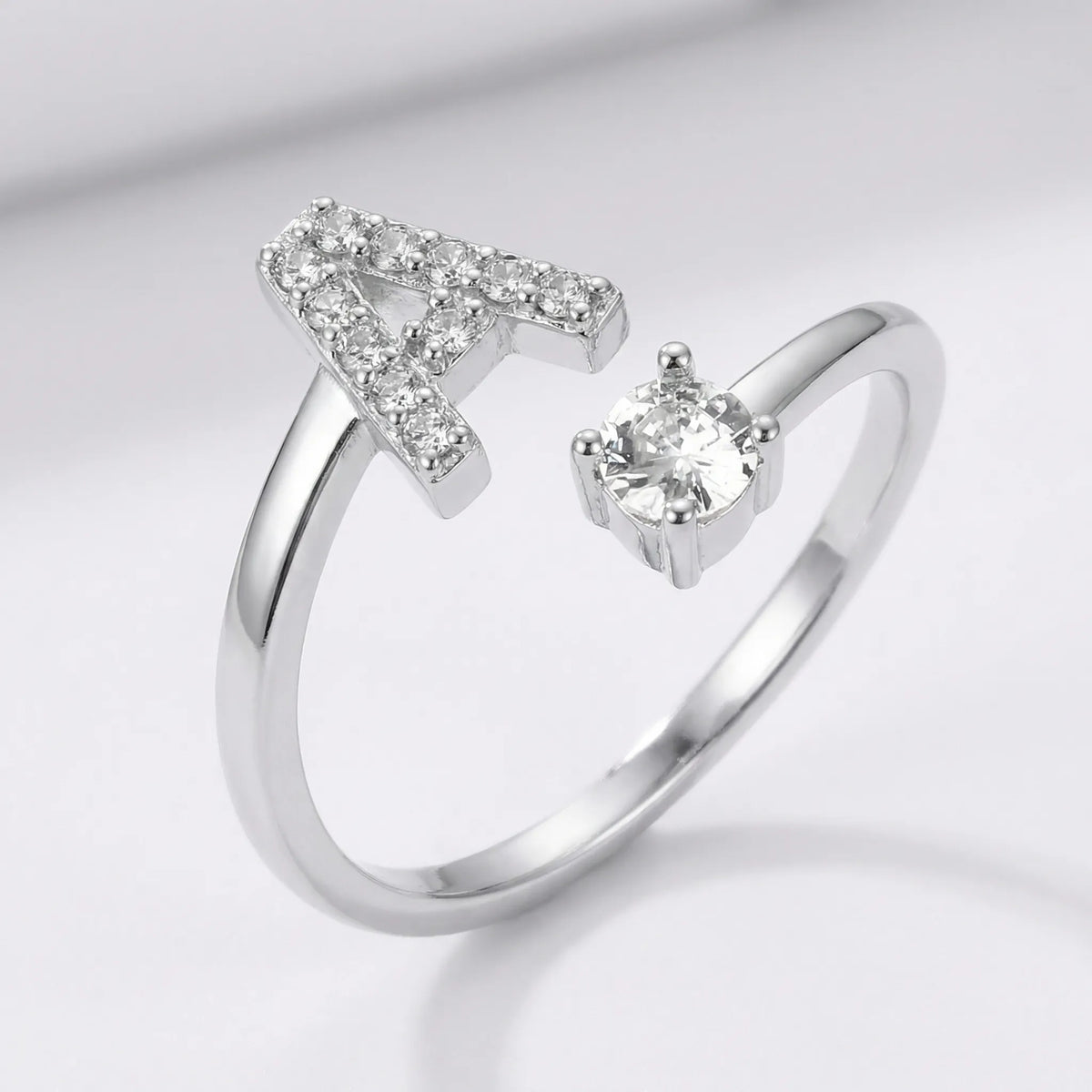 Isla Personalized Initial Ring