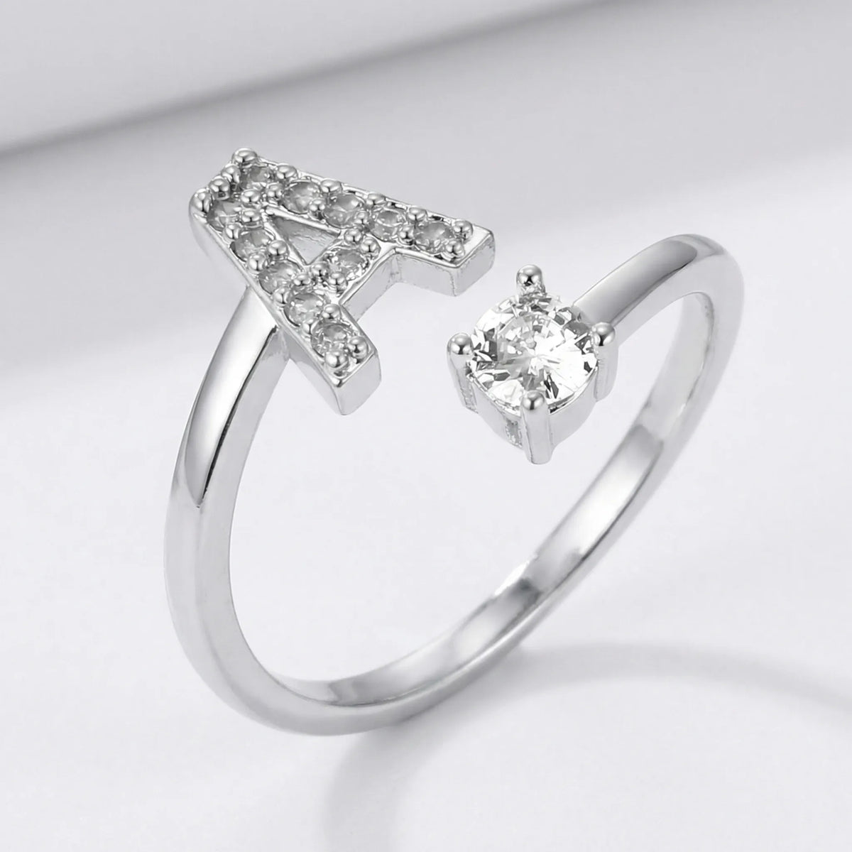 Isla Personalized Initial Ring