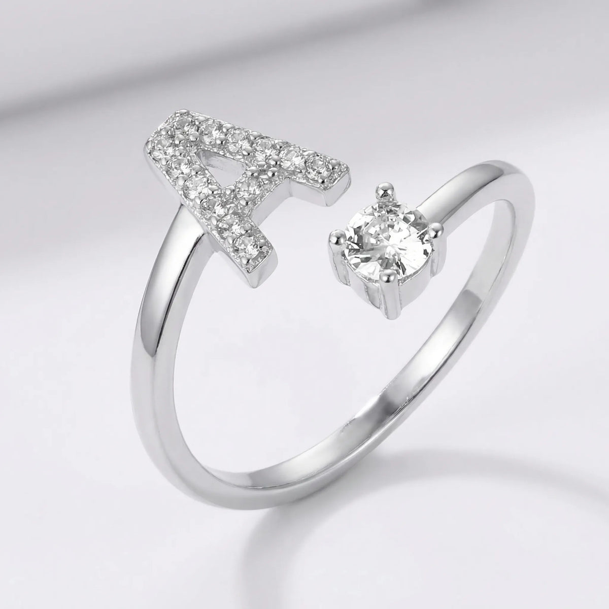 Isla Personalized Initial Ring