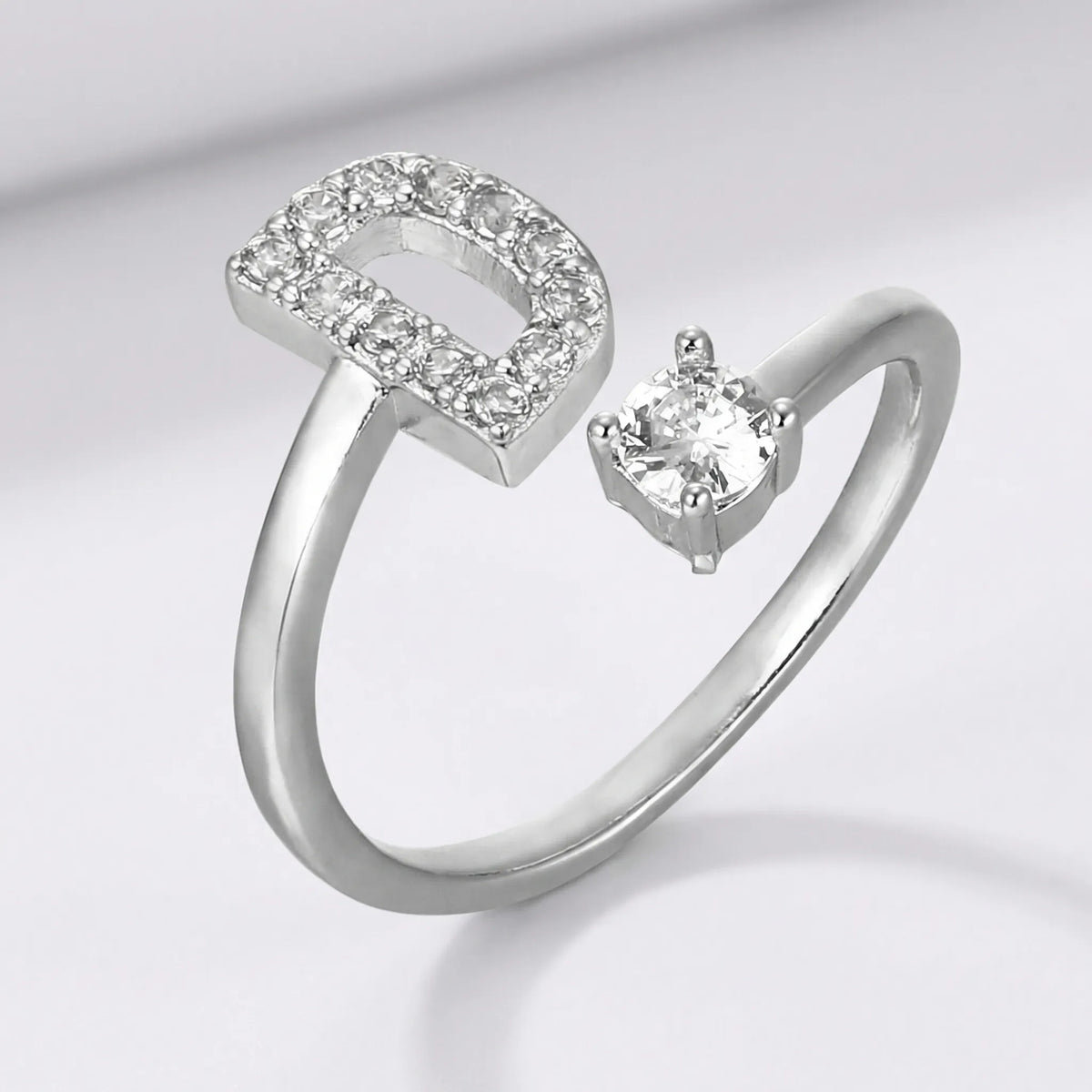 Isla Personalized Initial Ring