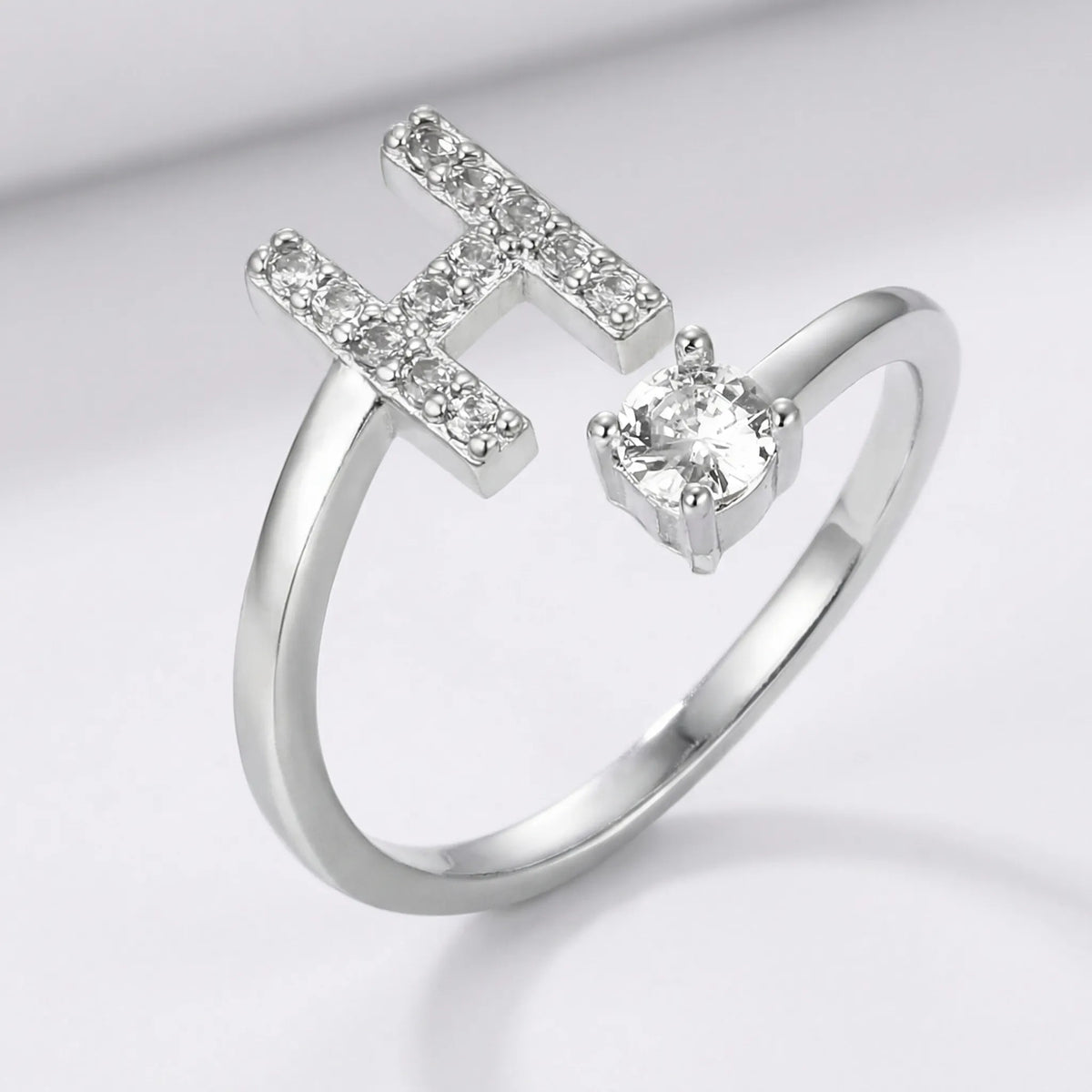 Isla Personalized Initial Ring