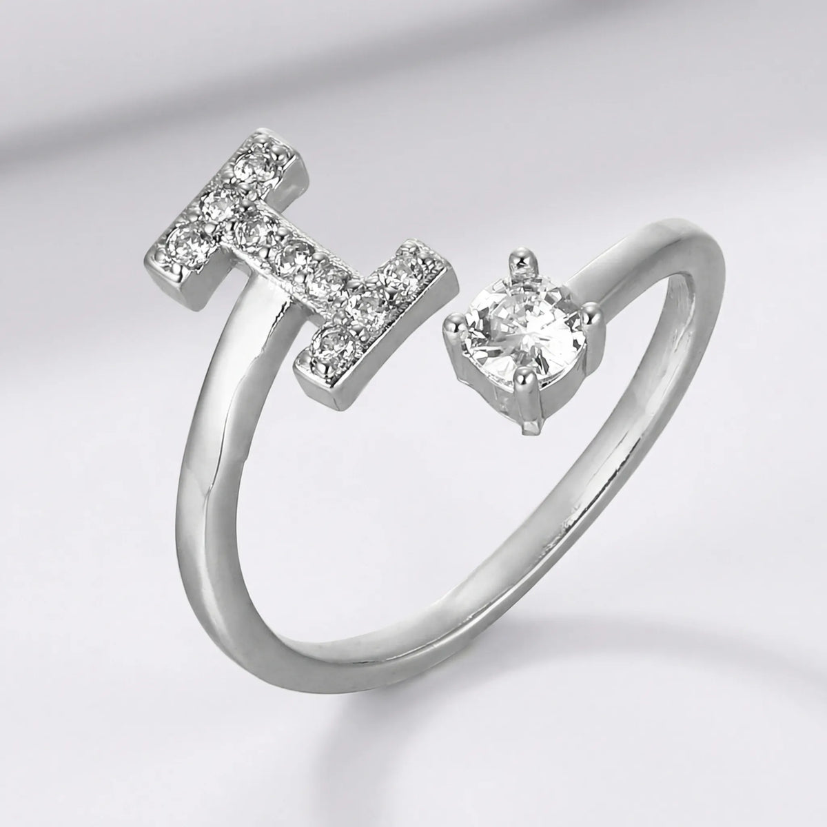 Isla Personalized Initial Ring