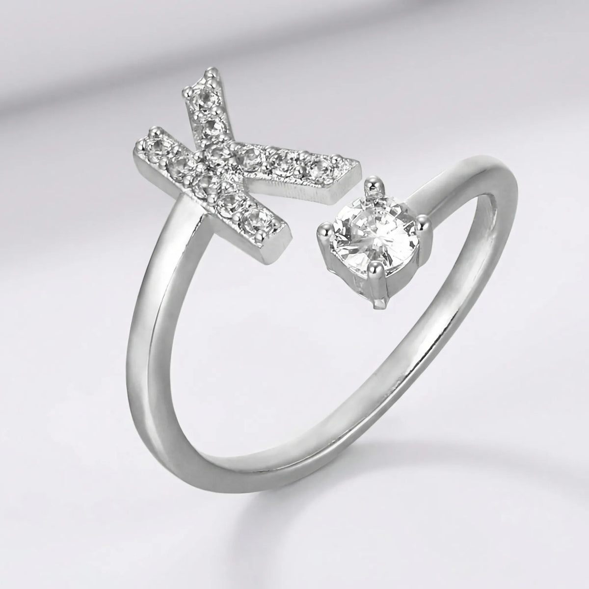 Isla Personalized Initial Ring