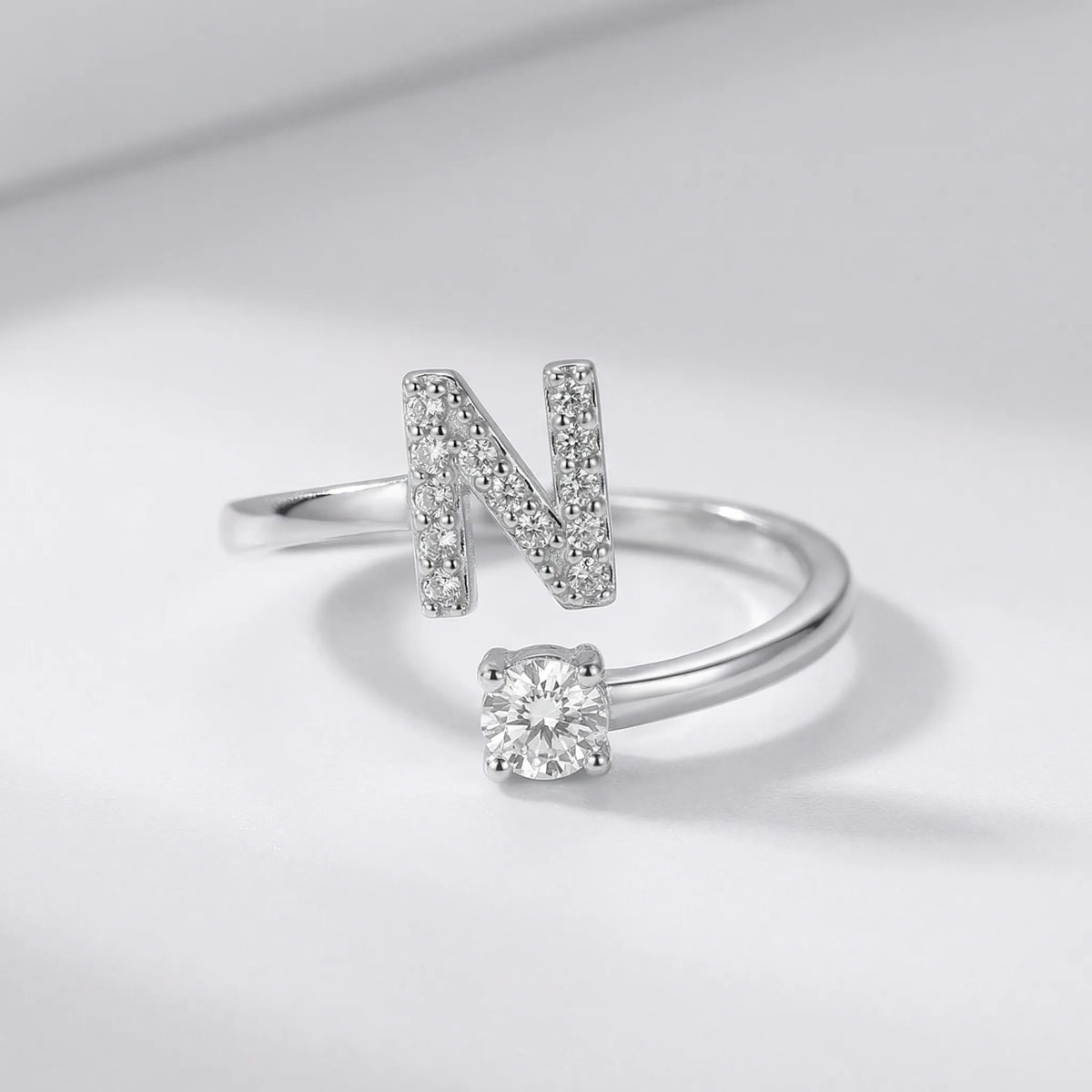 Isla Personalized Initial Ring