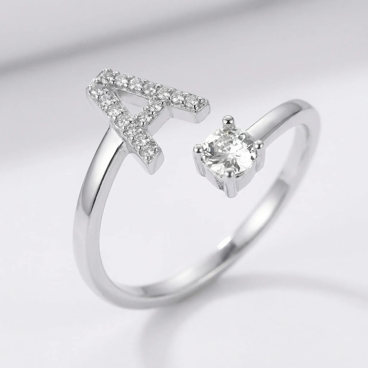 Isla Personalized Initial Ring