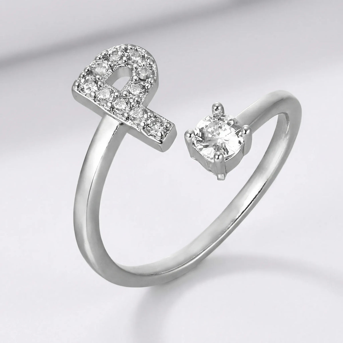 Isla Personalized Initial Ring