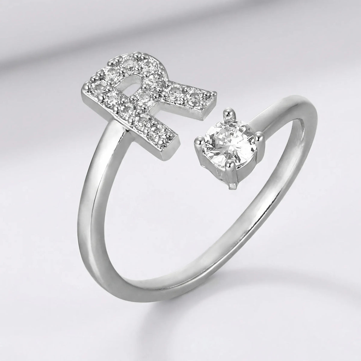 Isla Personalized Initial Ring