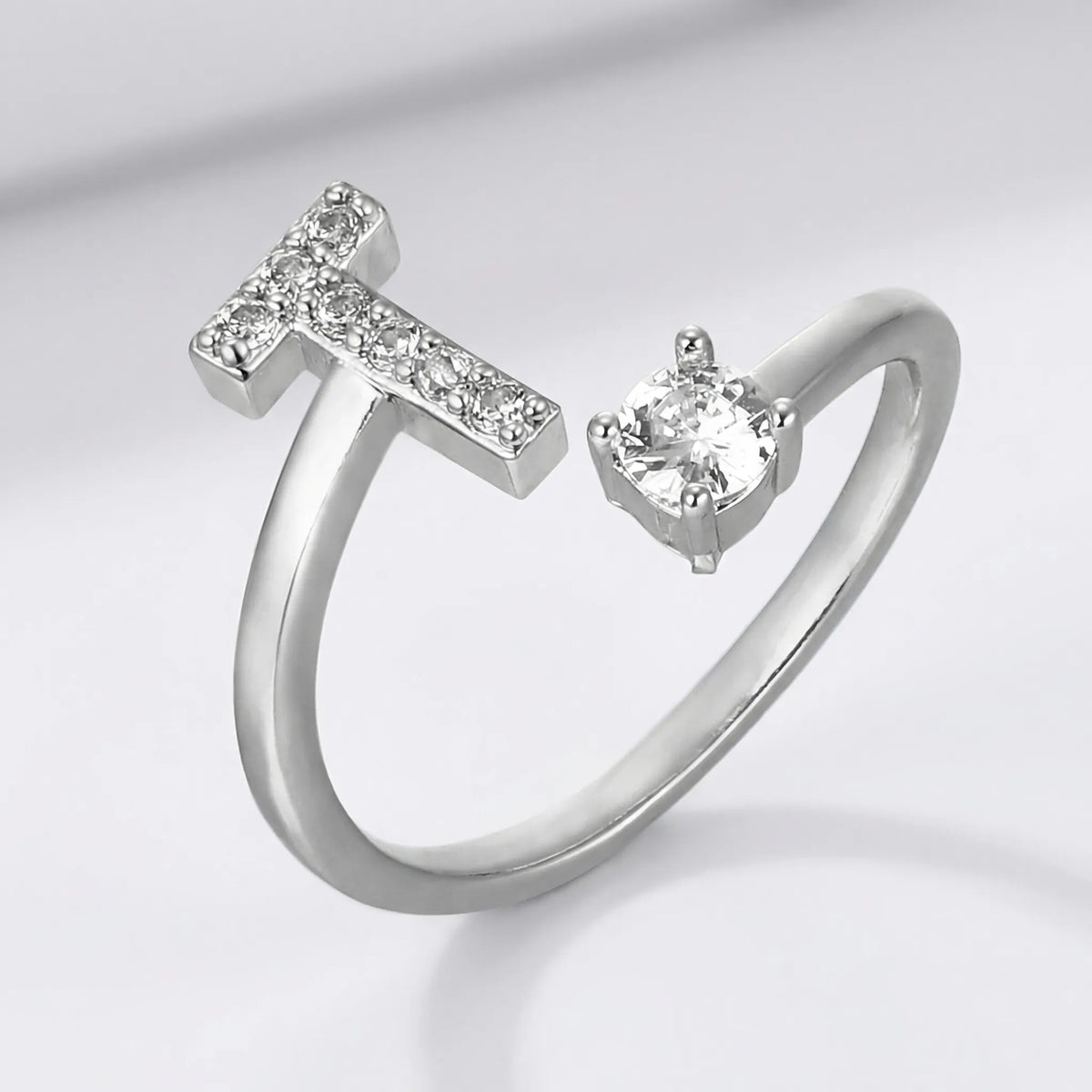 Isla Personalized Initial Ring