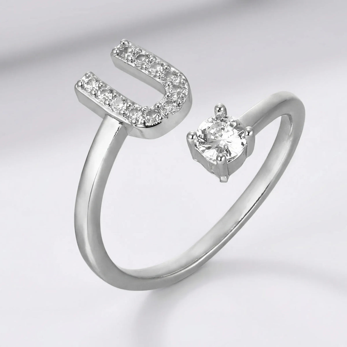 Isla Personalized Initial Ring