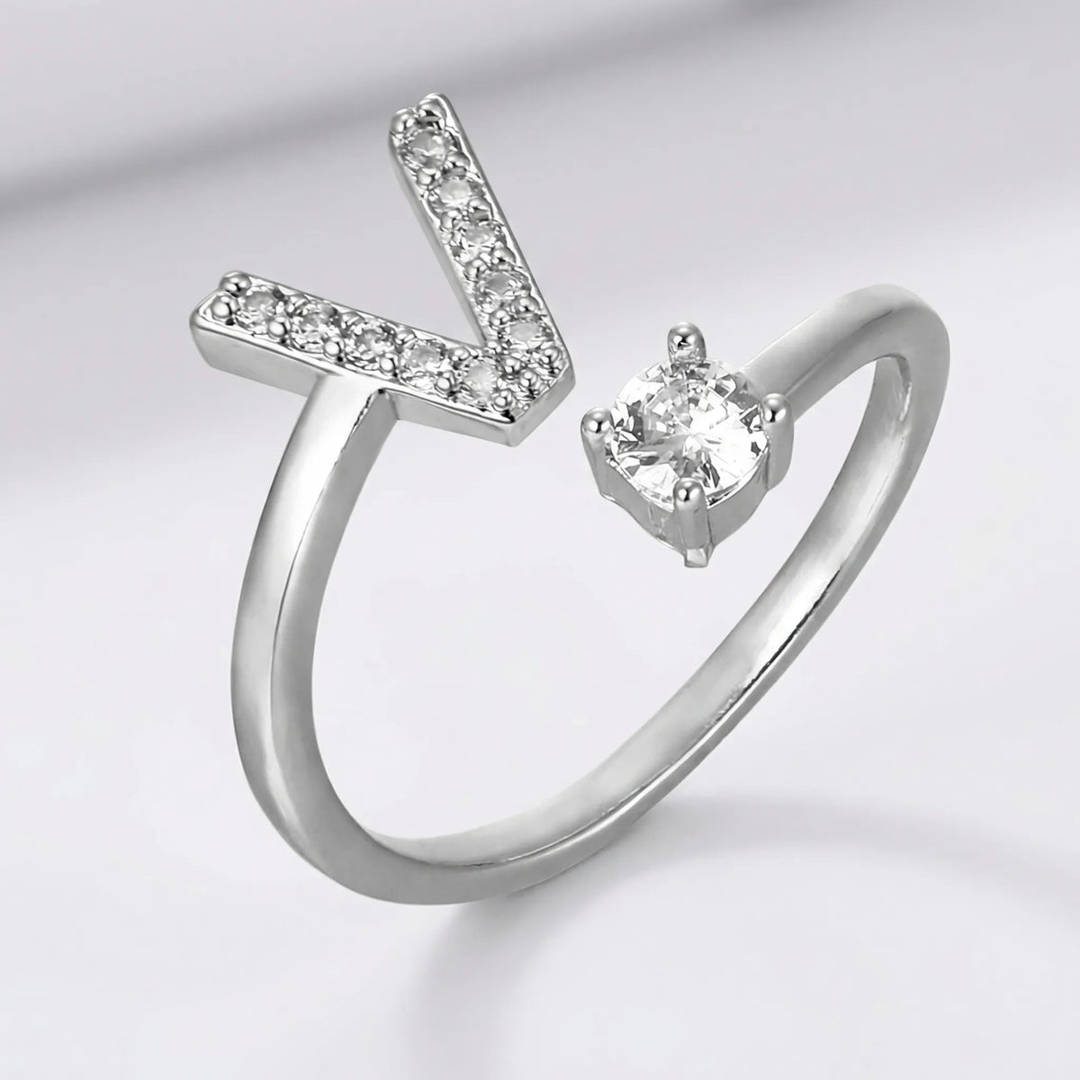 Isla Personalized Initial Ring