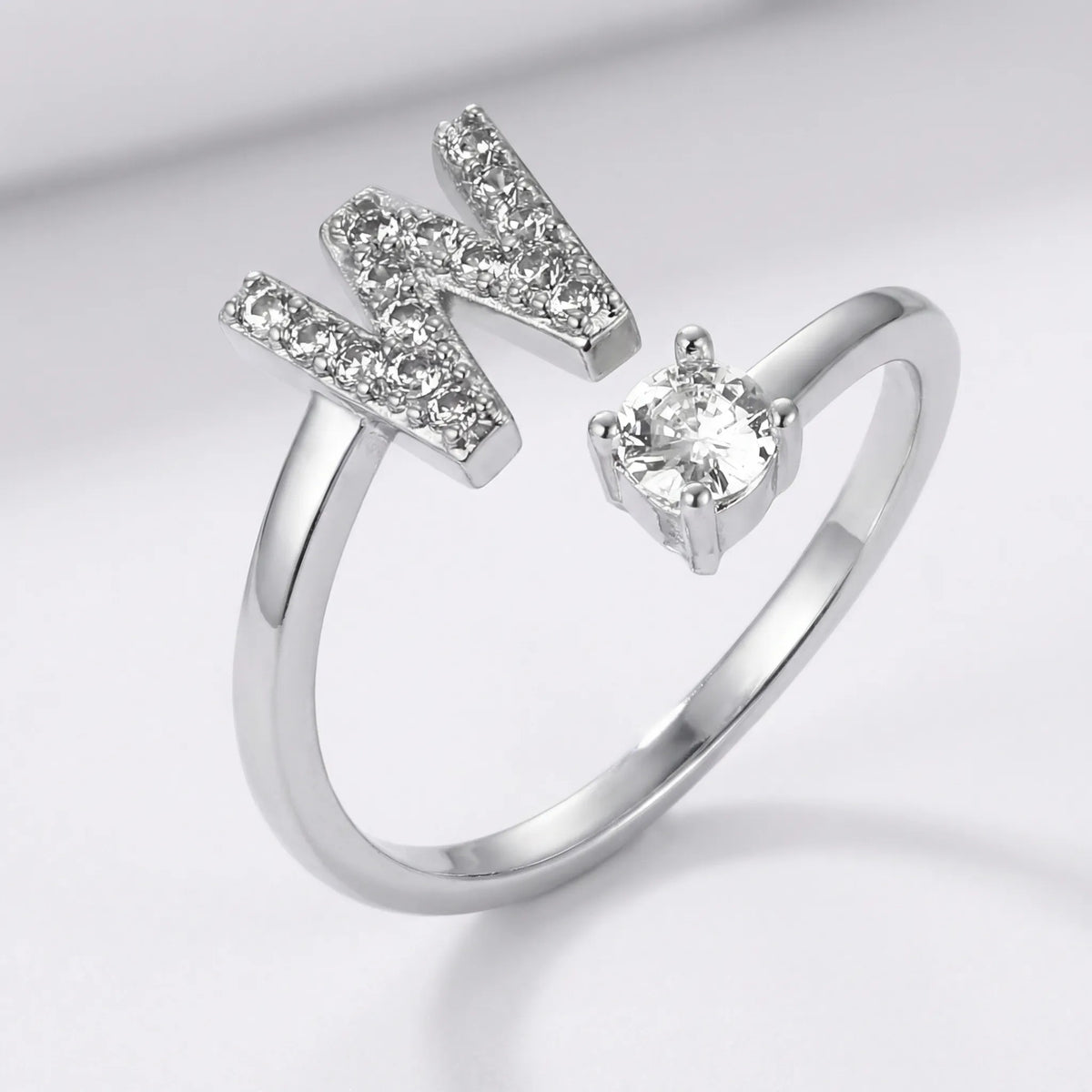 Isla Personalized Initial Ring