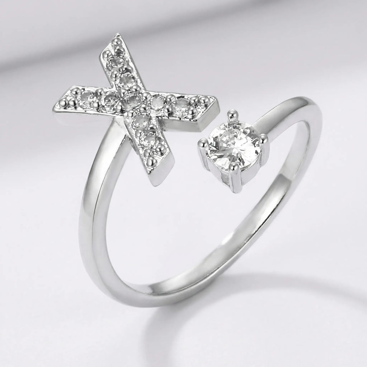 Isla Personalized Initial Ring