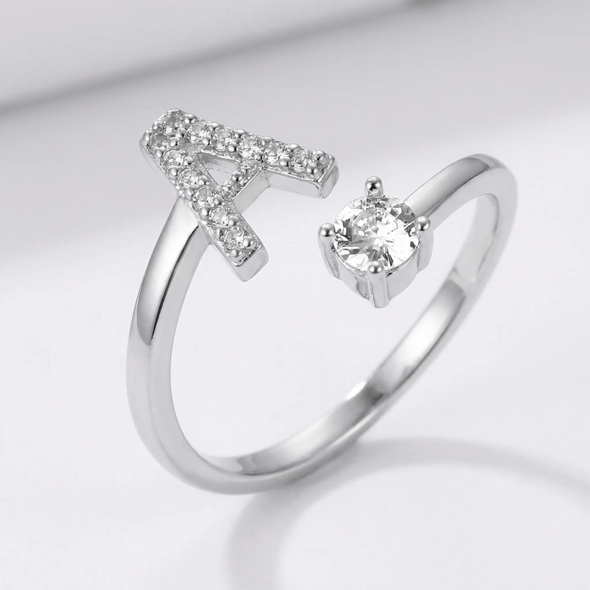 Isla Personalized Initial Ring
