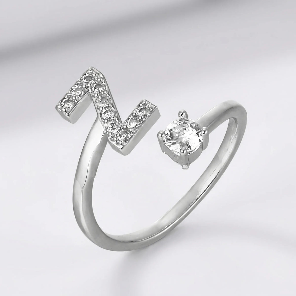 Isla Personalized Initial Ring