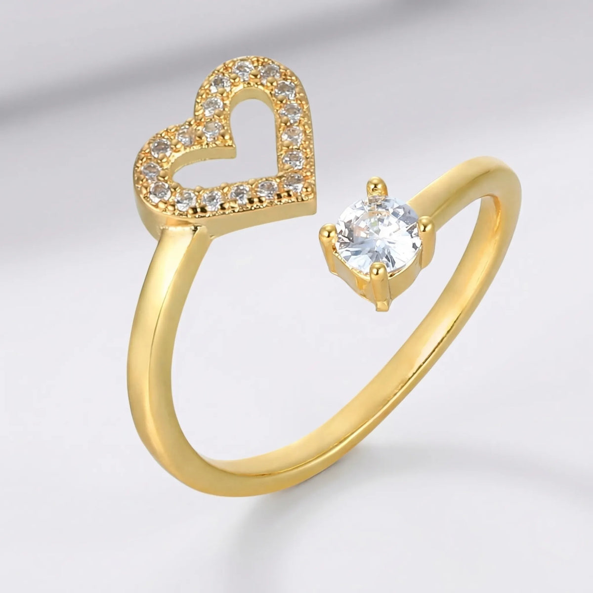 Isla Personalized Initial Ring