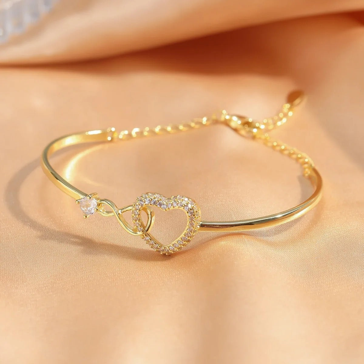 Amelia Infinity Heart Bracelet